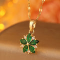 Collier de fleur cristal